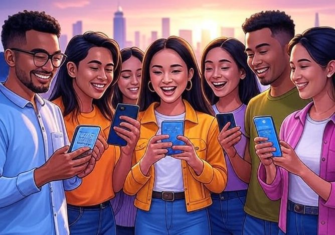 celebrating lottery wins